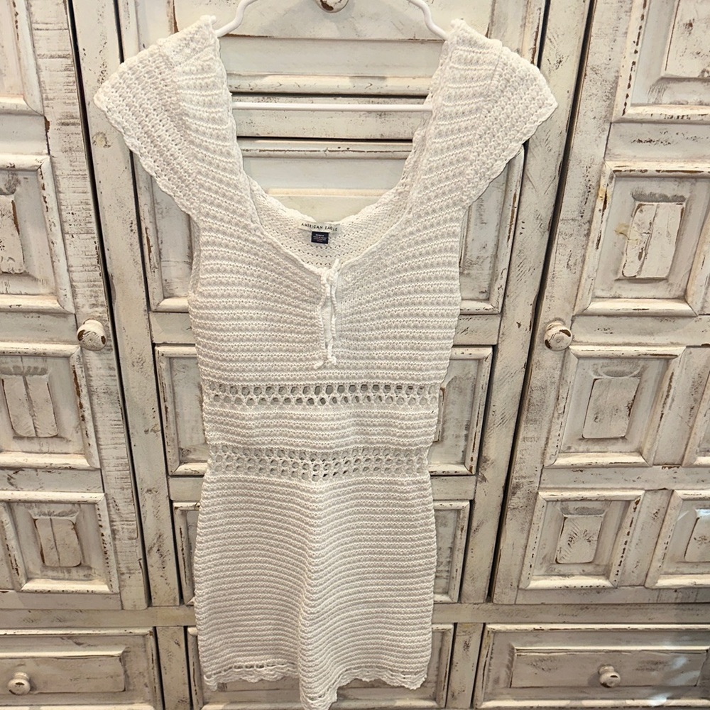 American eagle crochet dress
